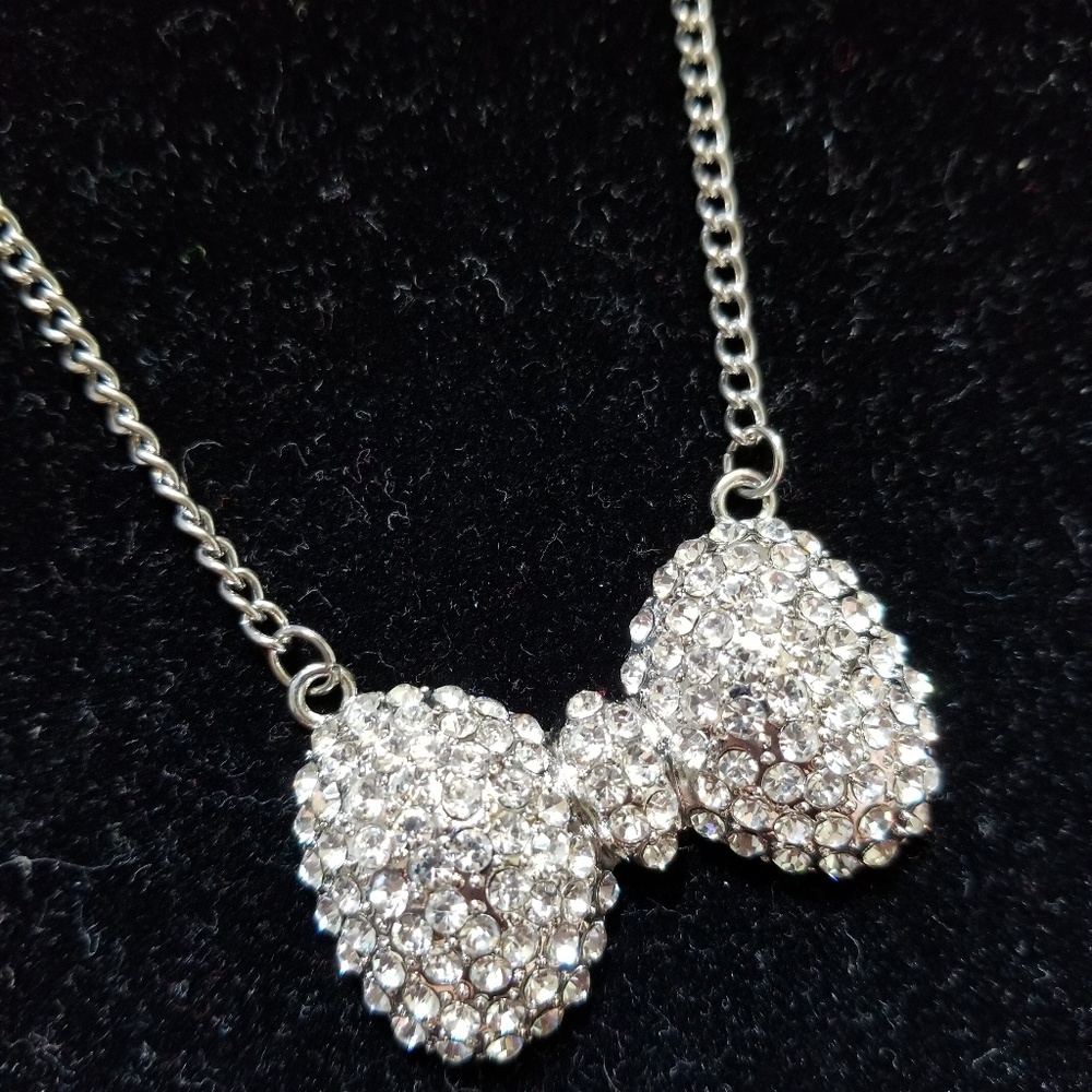 Pretty Bling BOW Necklace